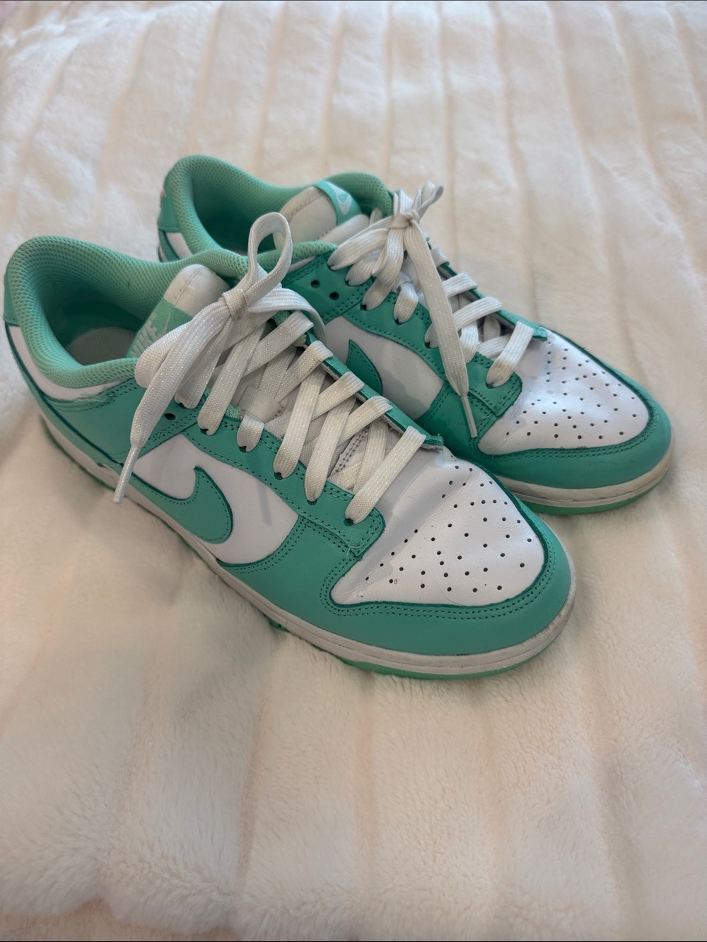 Nike dunks women 9.5 mint green